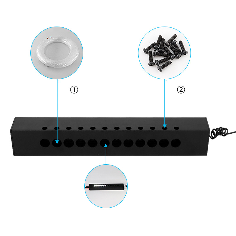 6W 4 Plug Type Selection 20Key RF remote LED Light Engine for Fiber Optic Light use